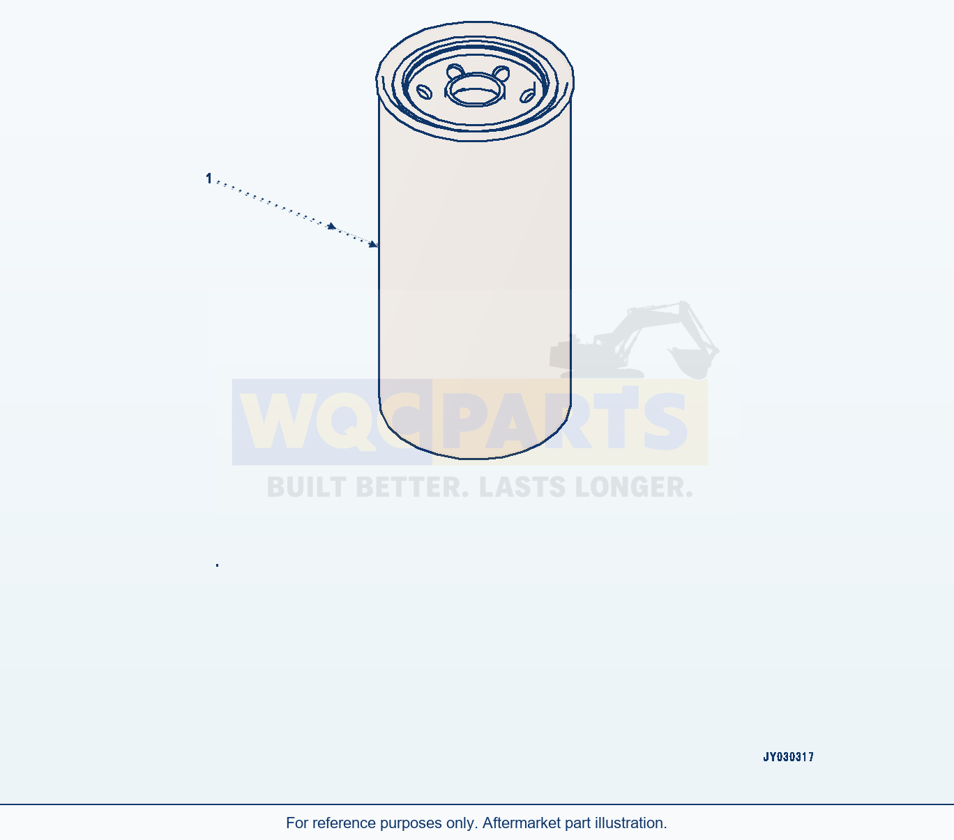 Komatsu WA500-8 Fuel Filter Cartridge (#830235-) parts diagram